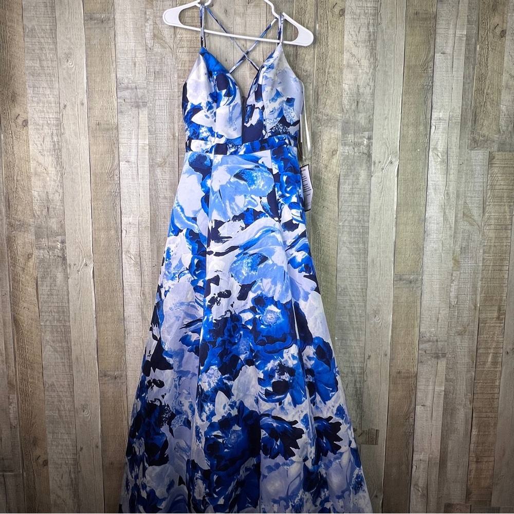 Flawed Sequin Hearts Size 9 Adjustable Spaghetti … - image 1